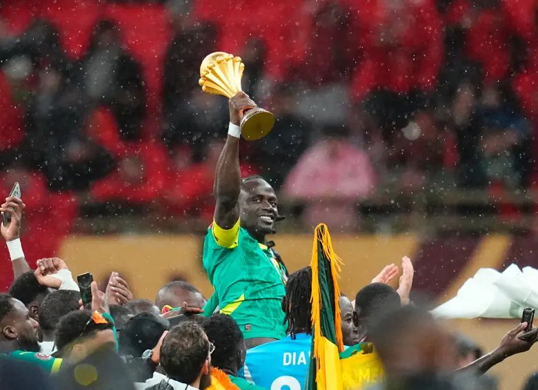 El futbolista senegalés Sadio Mané fue el líder de la Selección de su país que consiguió su segundo título de Copa de África en la historia. El anterior fue en 2021. Foto: Getty