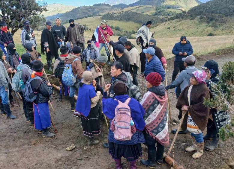 Comunidades indígenas Nasa y Misak, en Cauca. Foto: redes