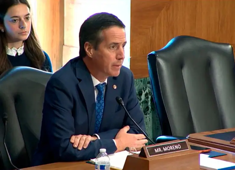 Bernie Moreno, congresista estadounidense de origen colombiano. FOTO: TOMADA DE @berniemoreno.