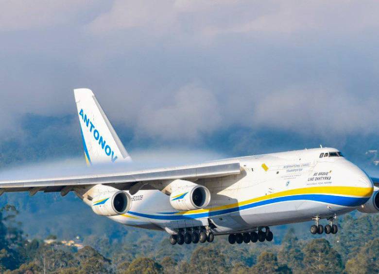 El avión más grande del mundo regresó a Antioquia