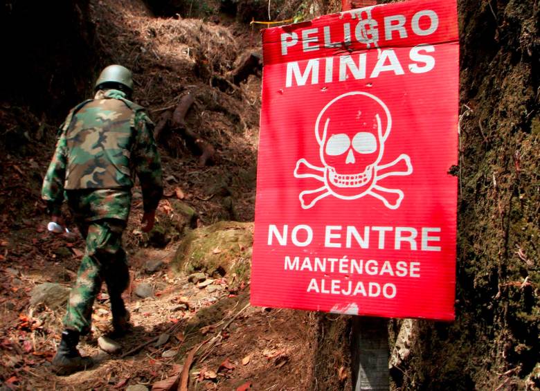 Los menores se vieron afectados por una mina antipersonal que se encontraron en una vereda de San Andrés de Cuerquia, Antioquia. FOTO: JAIME PÉREZ