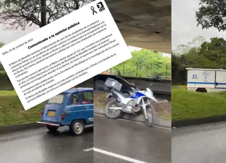 El trágico suceso ha generado consternación entre los trabajadores del sistema y las empresas contratistas que operan en la zona. FOTO: Tomada de videos y redes.