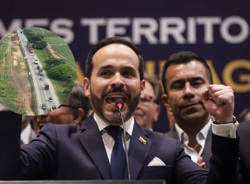 Abelardo de la Espriella se posesionará como presidente de Colombia este 7 de agosto en la ciudad de Cali. FOTO: Colprensa, Concesionaria Rutas del Valle. 
