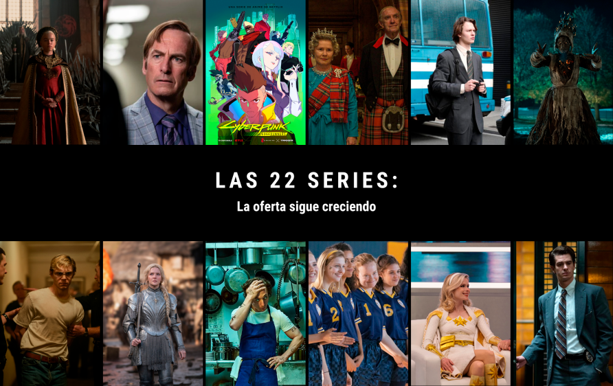 Las 22 series: la oferta sigue creciendo