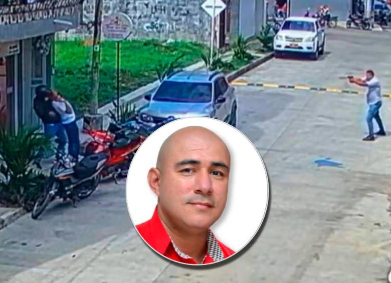 El alcalde de Carepa, Jonnan Alexis Cerquera, fue víctima de un intento de robo. FOTOS: CORTESÍA