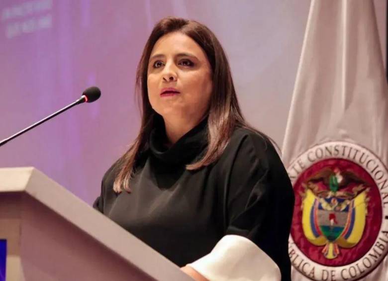Paola Meneses, presidenta de la Corte Constitucional. Foto: Corte