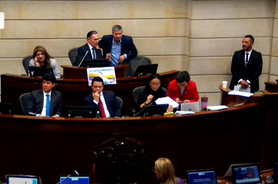 Plenaria del Senado en debate del proyecto de reforma laboral. FOTO tomada de YouTube