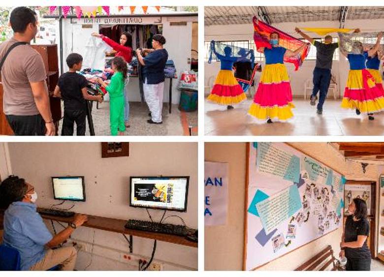 Actividades deportivas, culturales, audiovisuales y educativas, entre otras se tejen en la corporación. FOTOS Carlos Velásquez