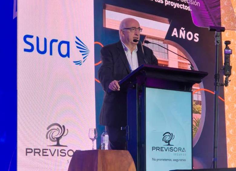 El gerente del Banco de la República, Leonardo Villar, participó en el cierre de la Convención Internacional de Seguros de Fasecolda, en Cartagena. FOTO tomada de X