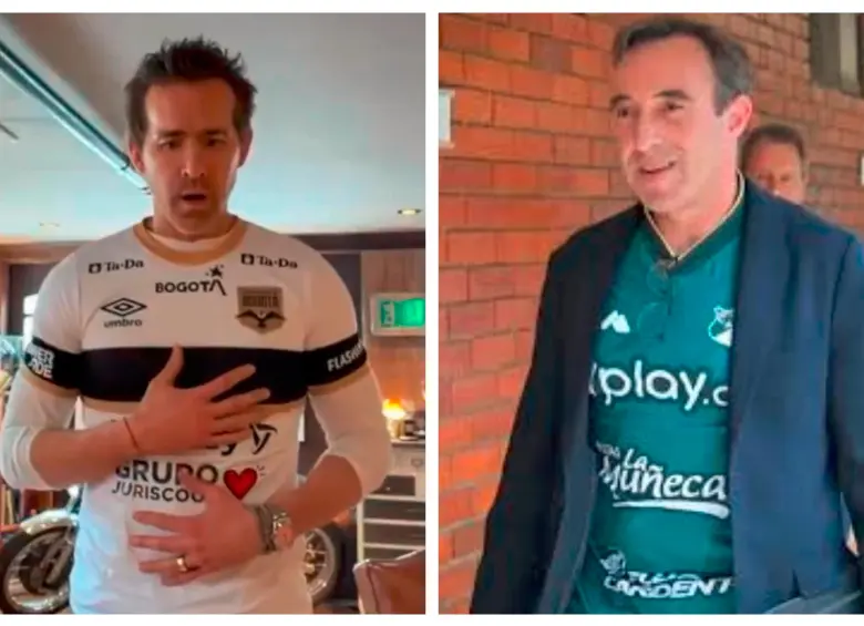 Ryan Reynolds, uno de los actores más famosos de Hollywood, es uno de los dueños más conocidos del Inter de Bogotá, mientras que Richard Lee, exitoso empresario, es uno de los del Cali. FOTOs tomadas de x