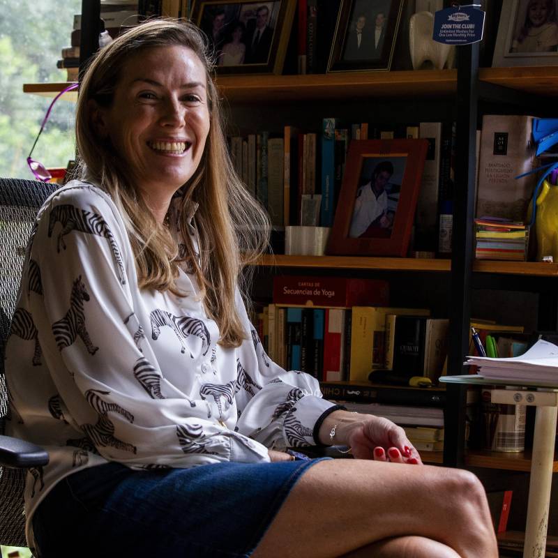 La escritora Sara Jaramillo impulsa el ciclo Escribir Colombia. FOTO Julio César Herrera