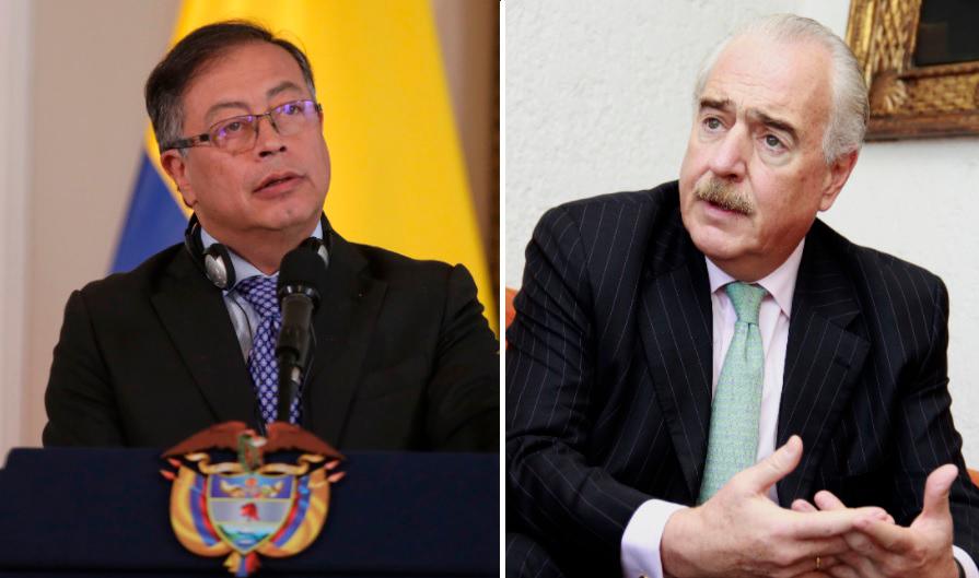 El presidente Gustavo Petro (izquierda) y el expresidente Andrés Pastrana se demandarán mutuamente. FOTOS: ARCHIVO.