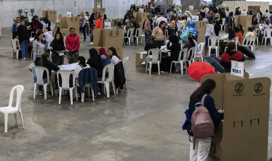 Votaciones presidenciales. Foto: El Colombiano