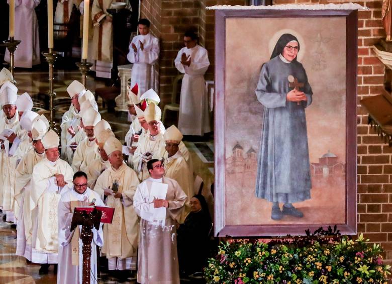 La ceremonia de beatificación de madre Berenice se celebró en la Basílica Metropolitana. Foto: Jaime Pérez. 