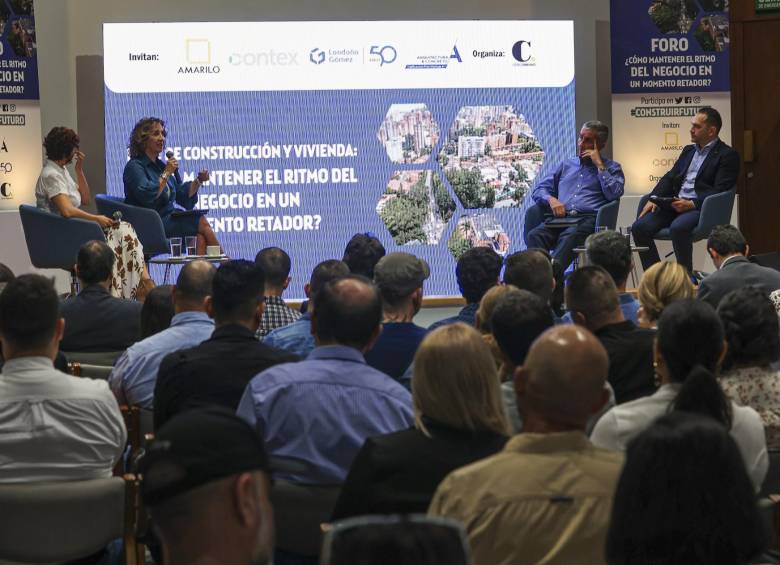 Foro de Construcción y Vivienda realizado en el Periódico el Colombiano. Foto: Manuel Saldarriaga 
