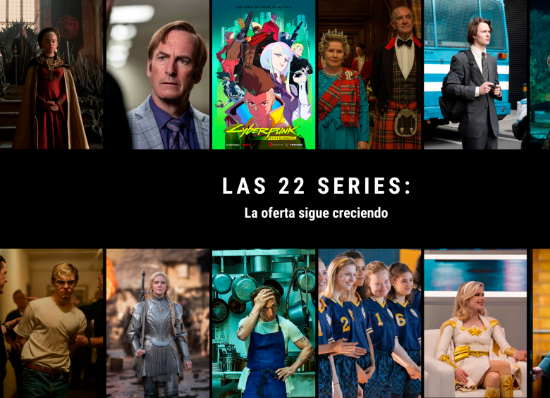 Las 22 series: la oferta sigue creciendo