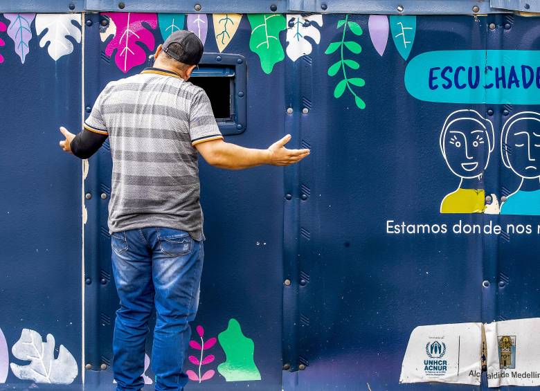 La Secretaría de Salud ya tiene 62 Escuchaderos regados por toda la ciudad. Foto: El Colombiano