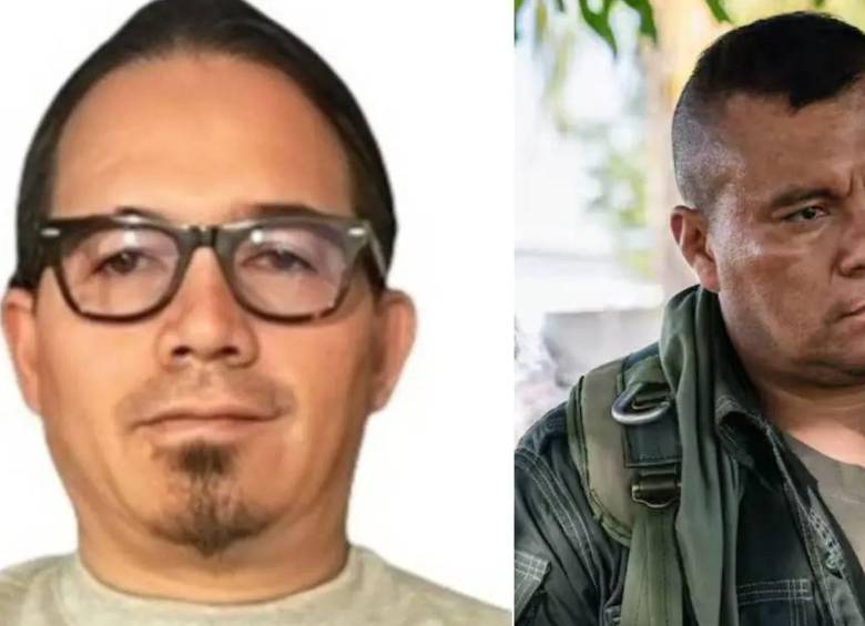 Wilmar Mejía, exfuncionario de la DNI, y alias Calarcá. FOTOS: Tomadas de redes sociales