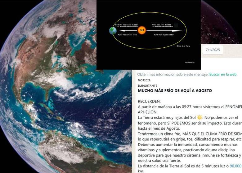 El fenómeno conocido como afelio o “aphelion” ocurre cuando la Tierra está más alejada del Sol. FOTO: EL COLOMBIANO