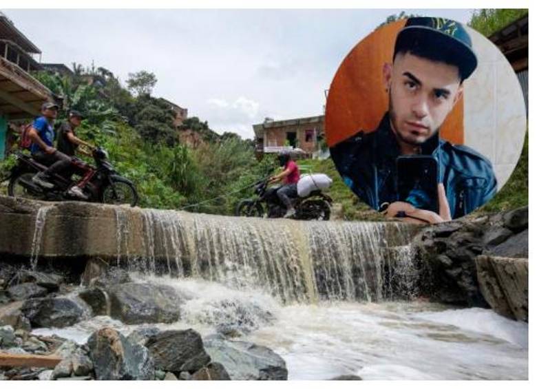 En este punto, por donde se construyó un puente a nivel, la corriente de la quebrada La Loca arrastró a los dos jóvenes. Unos metros más abajo fue rescatado uno de ellos. FOTO edwin bustamante