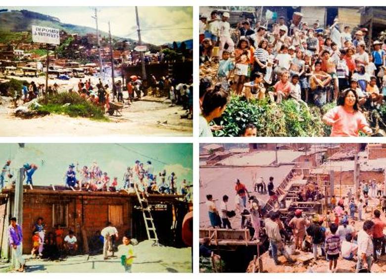 En sus orígenes, la corporación fue espacio de la comunidad para generar tejido social, buscar soluciones a las necesidades del barrio y hacer convites para mejorar la infraestructura del sector. FOTOS Cortesía