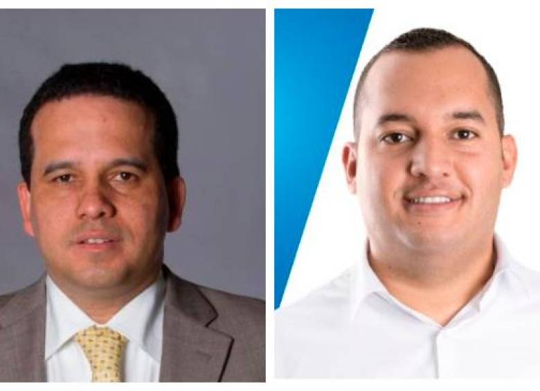 Carlos Trujillo y Daniel Carmona fueron fórmula a Senado y Cámara. Ambos ganaron curul. FOTOS EL COLOMBIANO y Cortesía