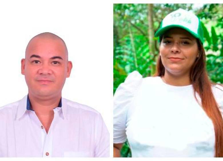 John Jairo González y Karen Juliana López son los dos representantes antioqueños por las curules de paz. FOTOS Cortesía