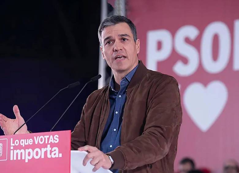 Pedro Sánchez, derrotado, convocó a elecciones. La ultraderecha con Vox tomó fuerza en ese país. FOTO GETTY