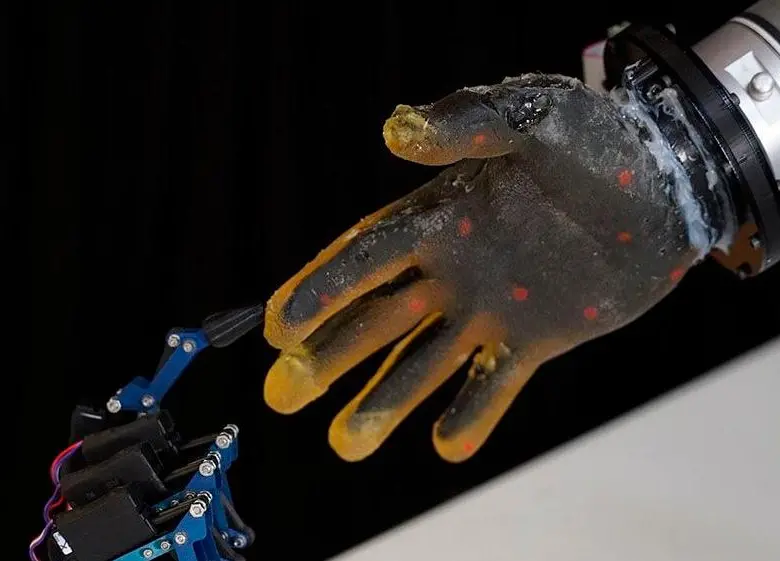 La piel robótica puede detectar hasta 860.000 estímulos. FOTO Universidad de Cambridge