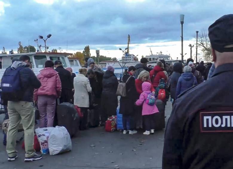 Prorrusos piden a los civiles abandonar inmediatamente Jersón en Ucrania
