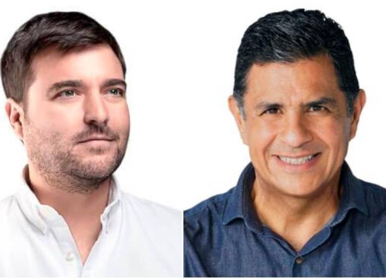 Jaime Pumarejo, alcalde de Barranquilla y Jorge Iván Ospina, mandatario de Cali. FOTOS COLPRENSA
