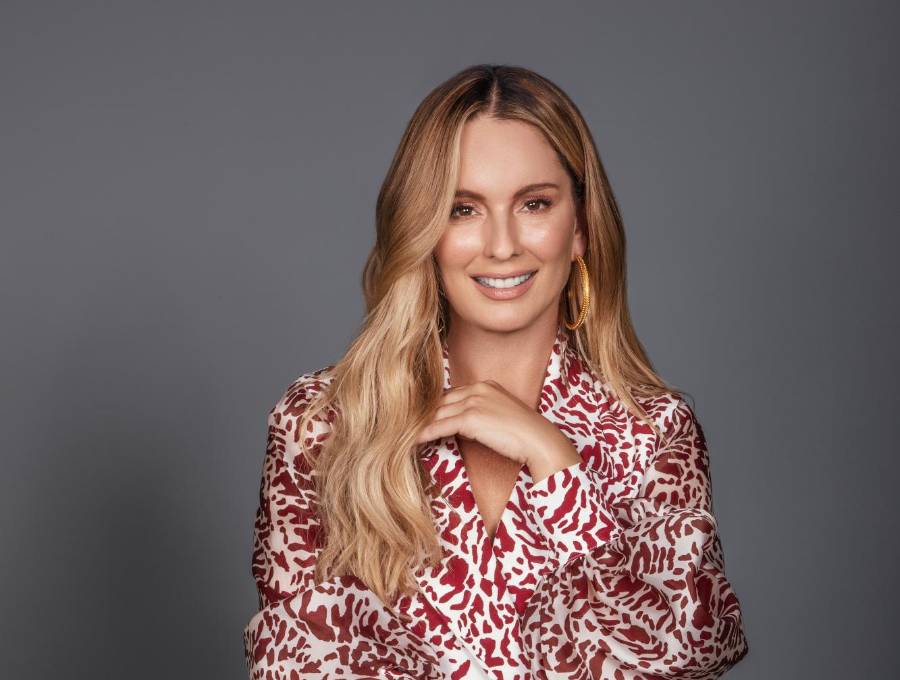 Claudia Bahamón se recupera del problema pulmonar por el que la tuvieron que hospitalizar. FOTO Cortesía Canal RCN