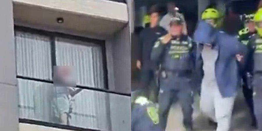 Las declaraciones del Presidente se producen en medio de los recientes hechos en que un estadounidense fue denunciado en Bogotá tras presuntamente estar abusando de un menor de edad en un balcón de un edificio. FOTO: Tomada de redes.
