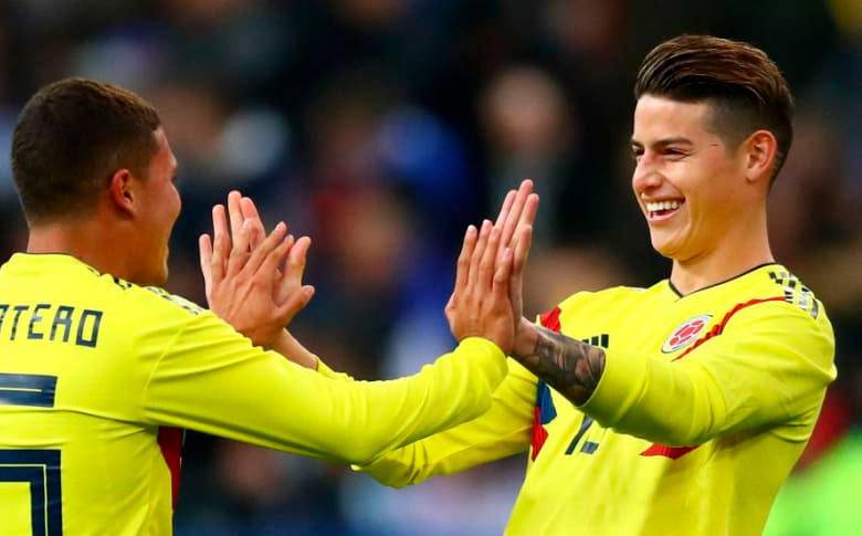 James Rodríguez y Juan Fernando Quintero salieron de las inferiores de Envigado FC. Foto Getty