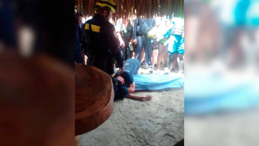 El cadáver del joven de 24 años fue hallado casi un día después de ocurrida la emergencia. FOTO: CORTESÍA ALCALDÍA COVEÑAS