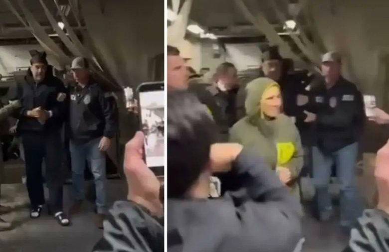 Nicolás Maduro y Cilia Flores capturados y llevados a territorio estadounidense.