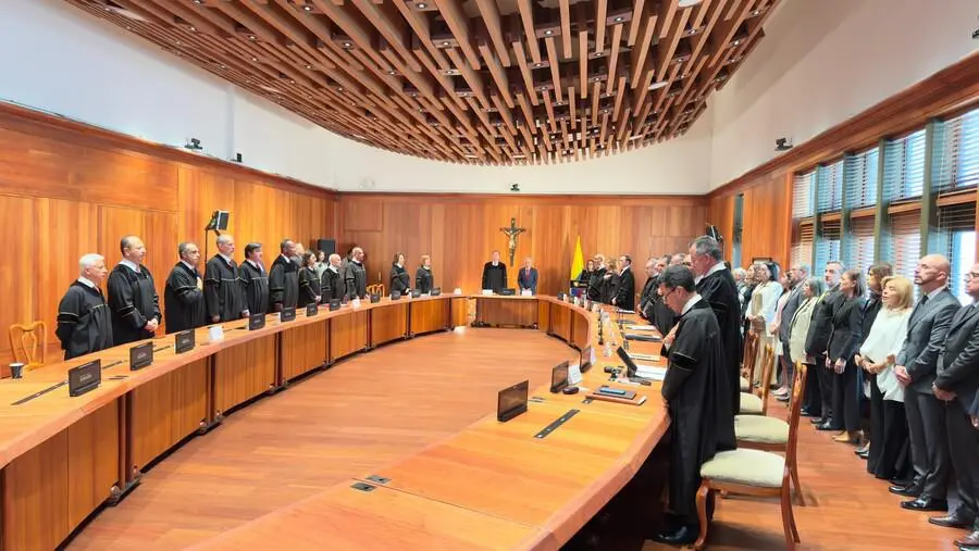 Ceremonia solemne en la Corte Suprema de Justicia. FOTO: Colprensa.