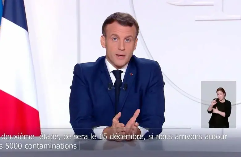 Emmanuel Macron, presidente de Francia.
