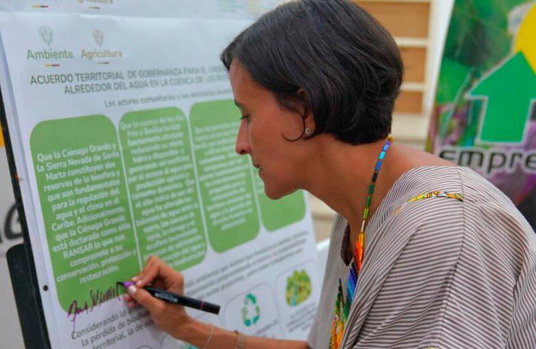 La ministra de Ambiente y Desarrollo Sostenible, Susana Muhamad. FOTO COLPRENSA