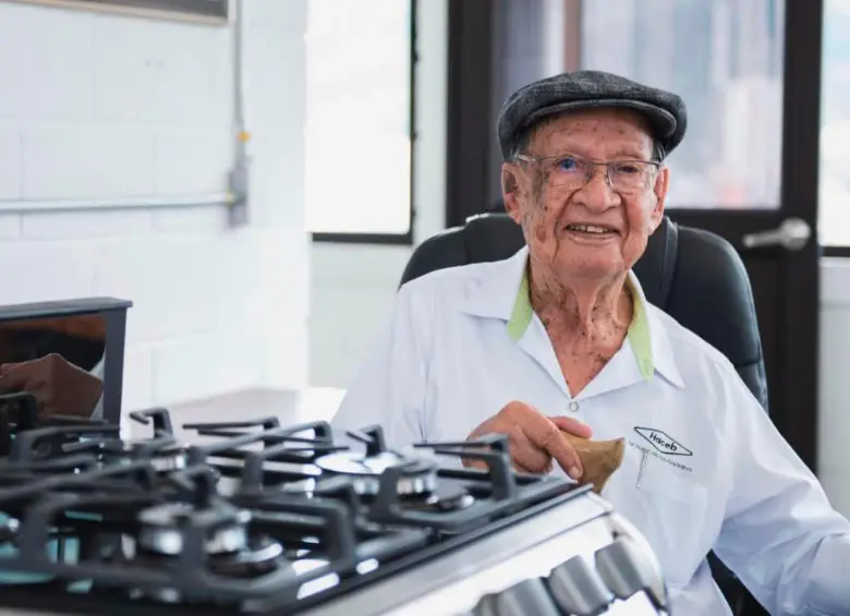 José María Acevedo falleció este octubre a sus 106 años de edad. FOTO: Facebook Haceb