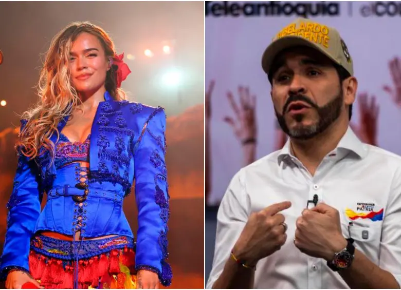 Karol G publicó una carta en su cuenta de X en la que hizo un llamado a la unidad nacional y recordó que el poder “es una responsabilidad”. EL COLOMBIANO Y GETTY.