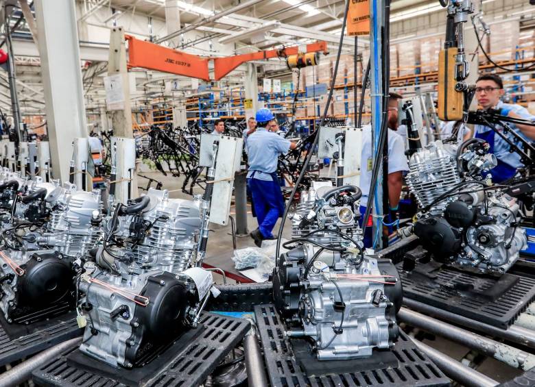 La fabricación y venta de vehículos y motos tuvieron el desempeño más discreto en mayo. FOTO: JAIME PÉREZ