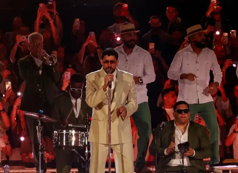 Bad Bunny se presentó 23, 24 y 25 de enero en el Estadio Atanasio Girardot. FOTO: Manuel Saldarriaga