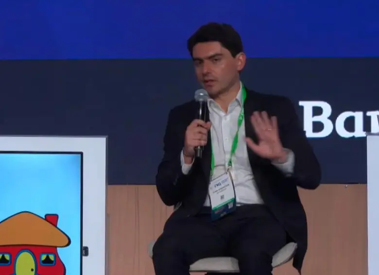 Sebastián Betancur, viceministro técnico de Hacienda, explicó durante la Convención Bancaria 2026 el diagnóstico que encontró sobre las finanzas públicas de Colombia. FOTO Asobancaria.