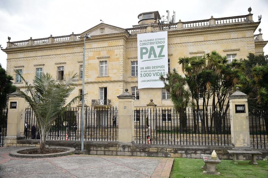 La fachada de la Casa de Nariño. FOTO: COLPRENSA