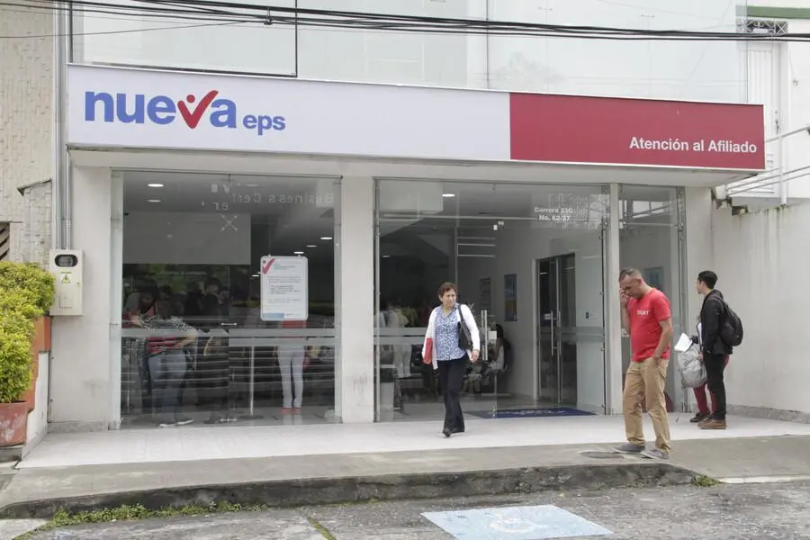 Fachada de una de las sedes de la Nueva EPS. FOTO: COLPRENSA