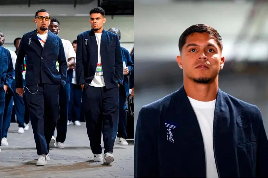 Así luce el traje de la colaboración de Adidas, la FCF y MAZ. FOTO: Tomada de @fcfseleccioncol en Instagram