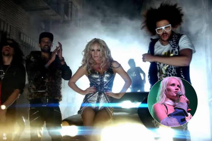Laura Bennett colaboró en 2011 con LMFAO en el éxito Party Rock Anthem. FOTO: Captura de pantalla / Getty