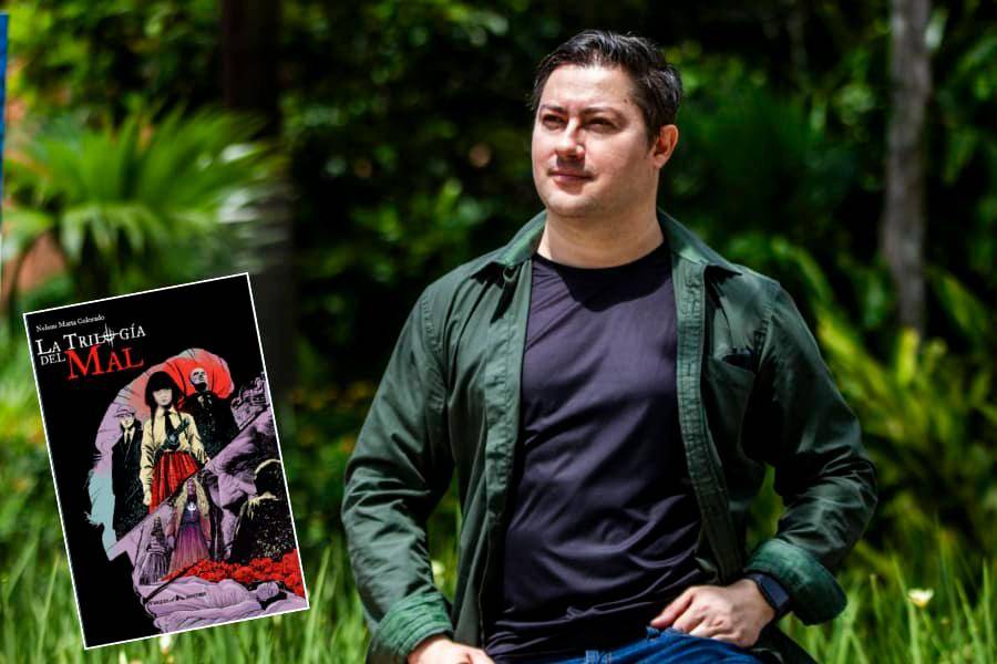 Nelson Matta es el autor de <i>La trilogía del mal</i>. FOTO: Julio César Herrera