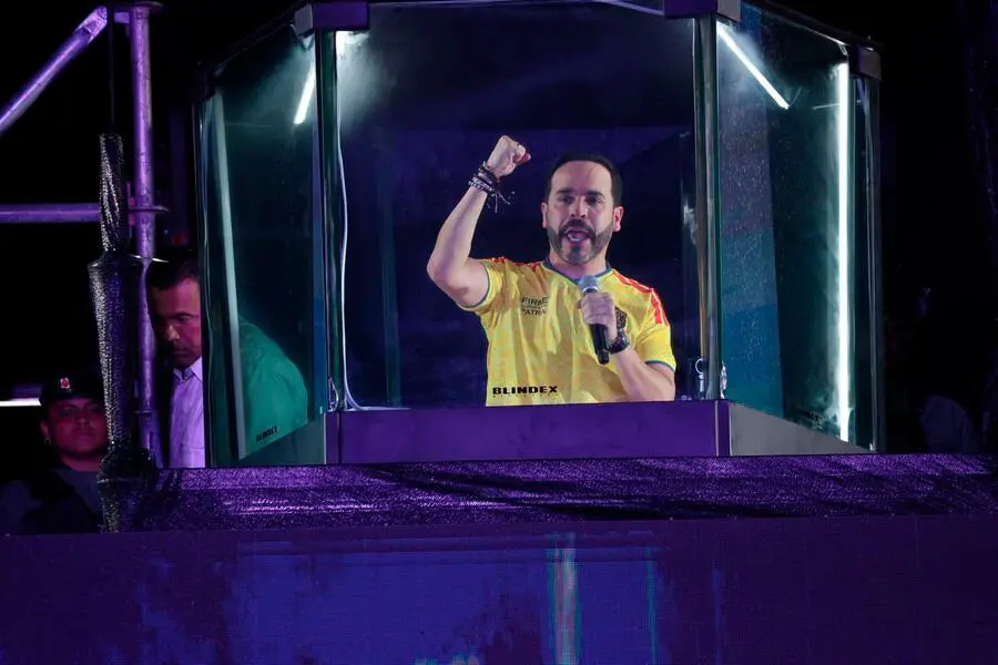 Abelardo de la Espriella ganó la elección presidencial con el 49,6 % de los votos y una ventaja del 0,96 % sobre Cepeda. FOTO COLPRENSA